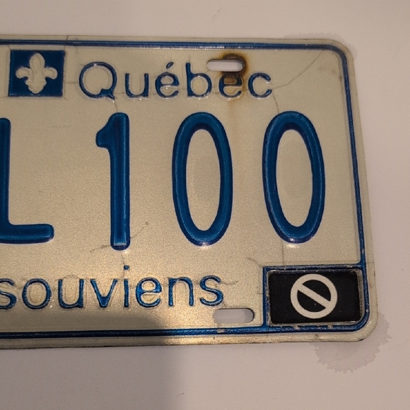 Vintage 1979 Quebec License Plate - Picture 3 of 3